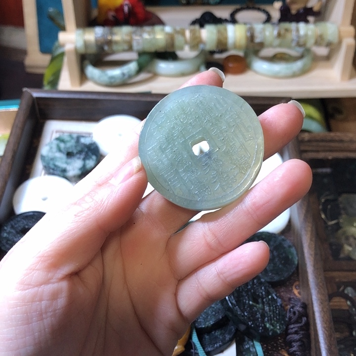 岫玉岫玉挂件未镶嵌