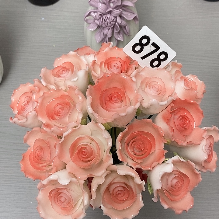 陶瓷陶瓷材料18朵