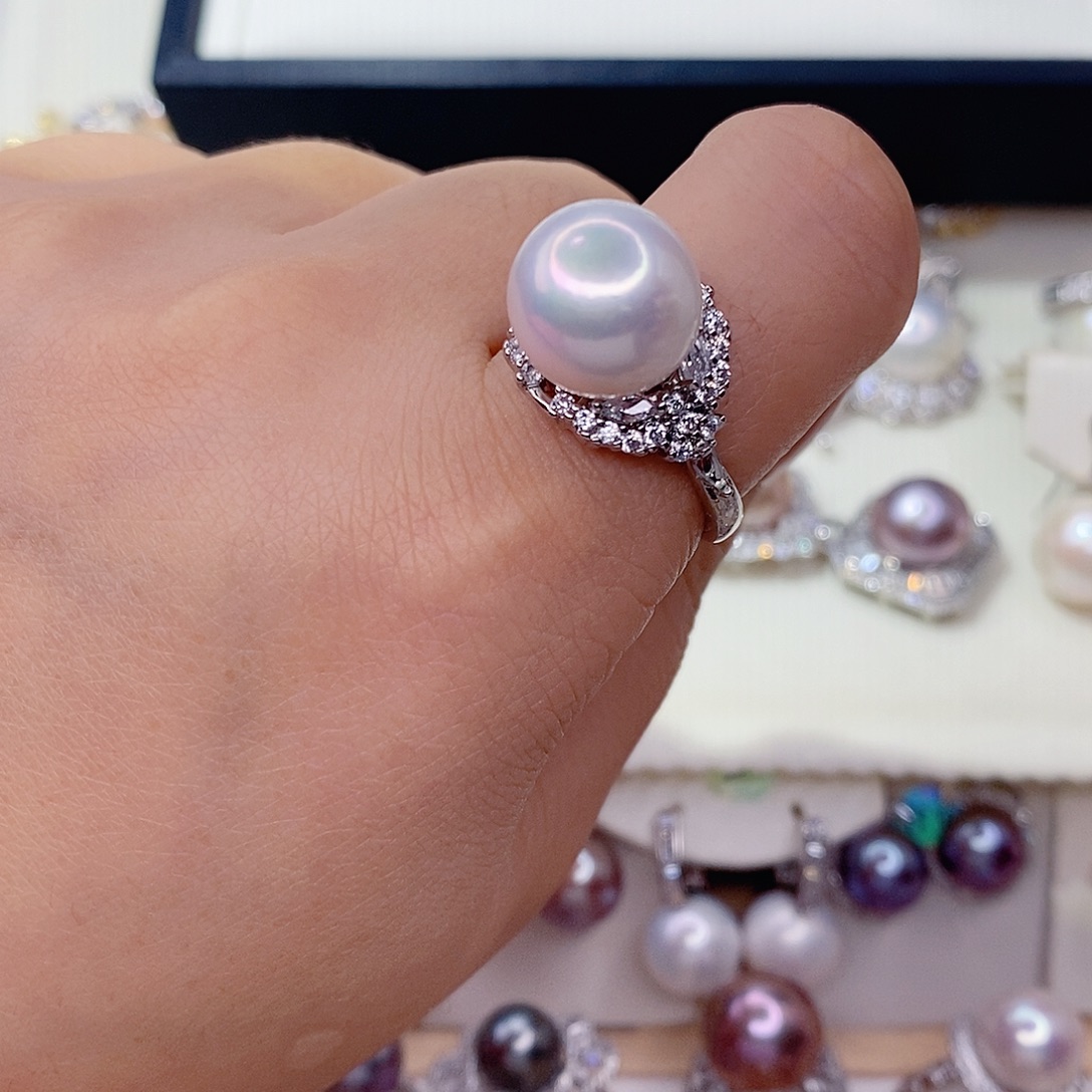 戒指未镶嵌淡水珍珠