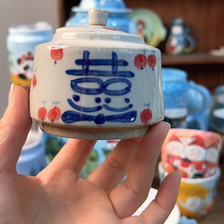 陶景德镇釉下手绘陶瓷 