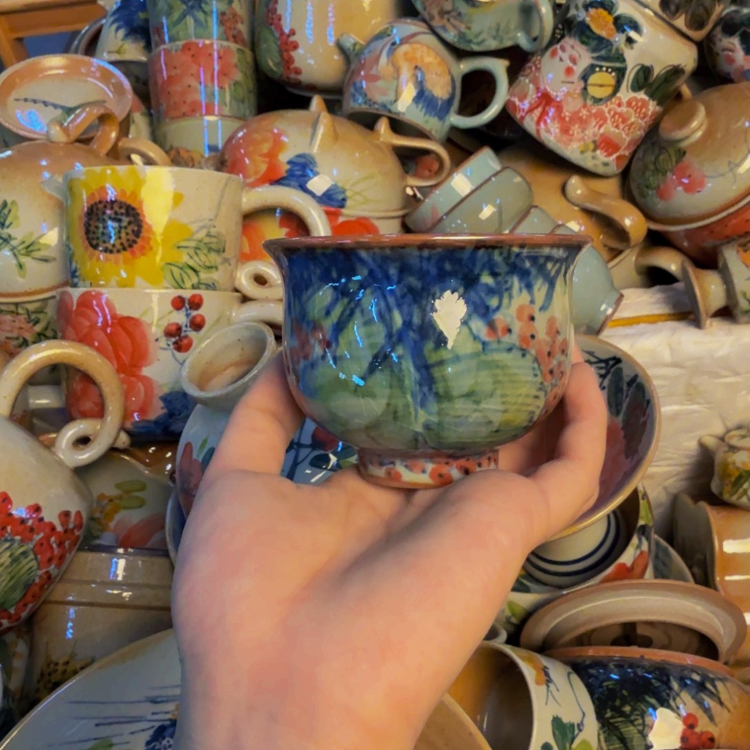 瓷片景德镇陶瓷手工手绘