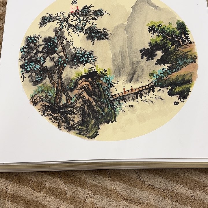 国画花鸟的翅膀和翅膀都是白色的
