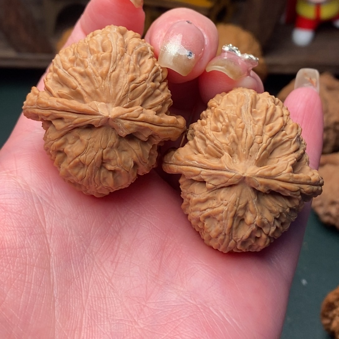 文玩核桃吊坠37全品白狮子