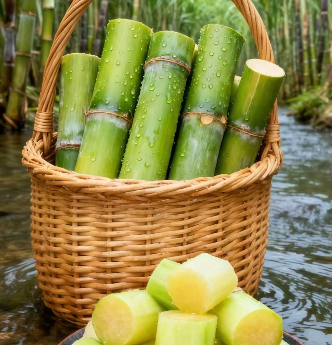 贵州高山玻璃甘蔗皮薄肉厚新鲜应季清甜多汁当季水果现砍现发