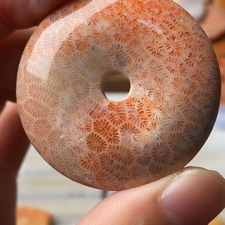 骑***蝶硅化玉未镶嵌颈饰