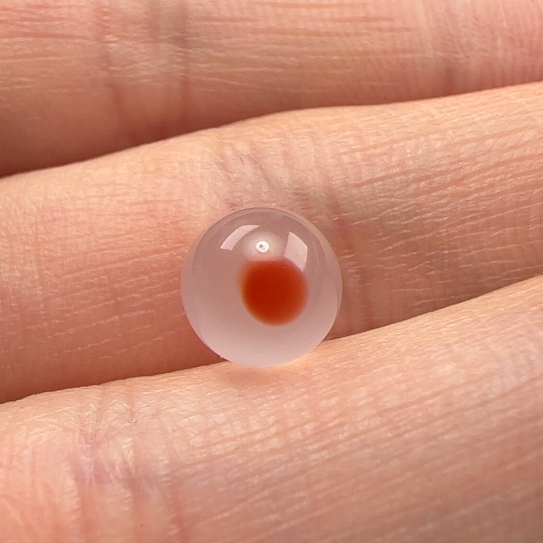 南红玛瑙原矿南红6.7mm未镶嵌