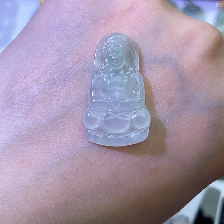 翡翠颈饰未镶嵌好**奇观音