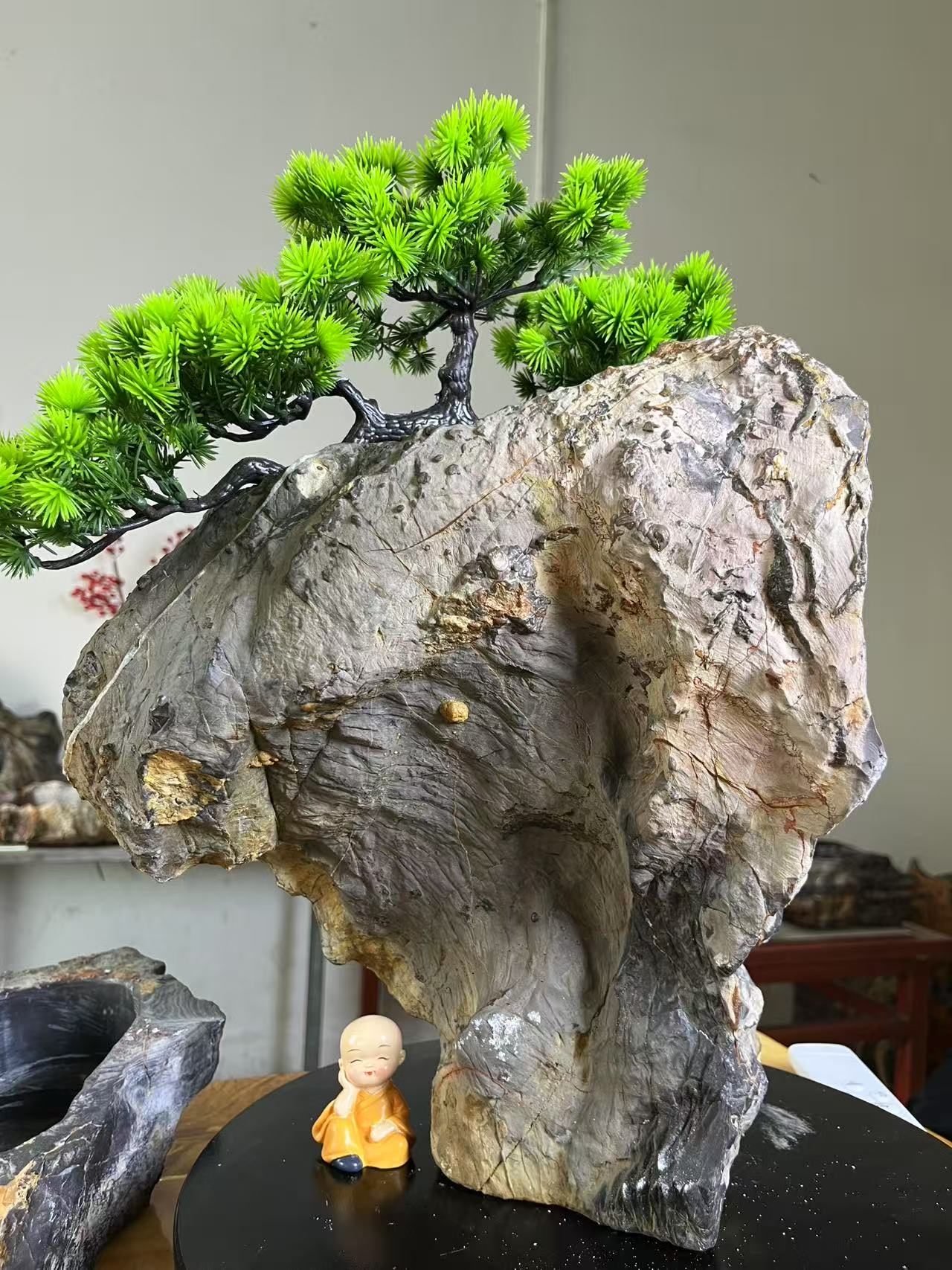 灵璧石，鱼缸，花盆，茶盘，烟灰缸，工艺观景石，原石
