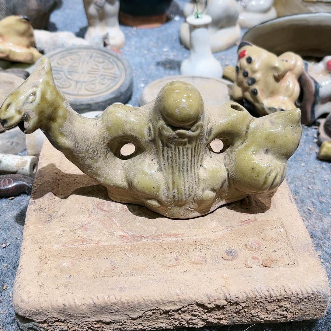 瓦当摆件茶台的一