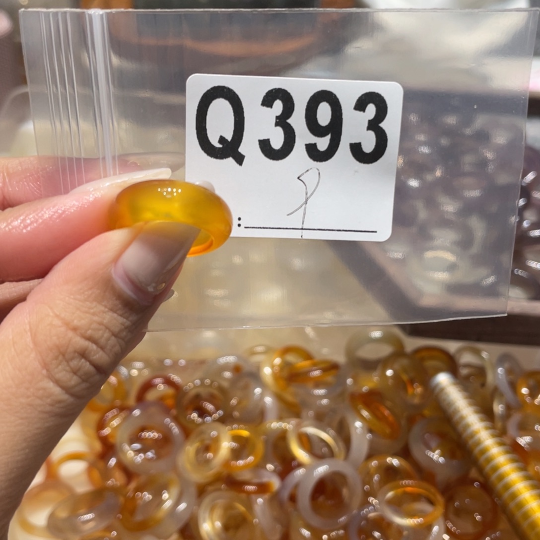 玛瑙/玉髓未镶嵌戒指393