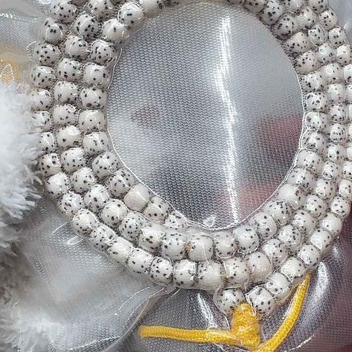 星月菩提手串326尽头半臂白星月菩提河豚65桶108