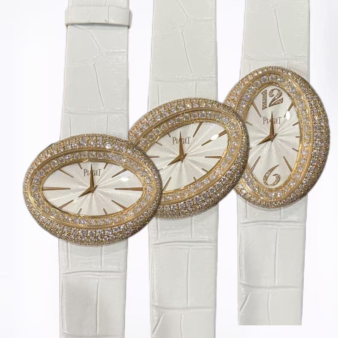 95新 Piaget/伯爵 LIMELIGHT/31mm/18k金/原镶钻/石英女表可转动
