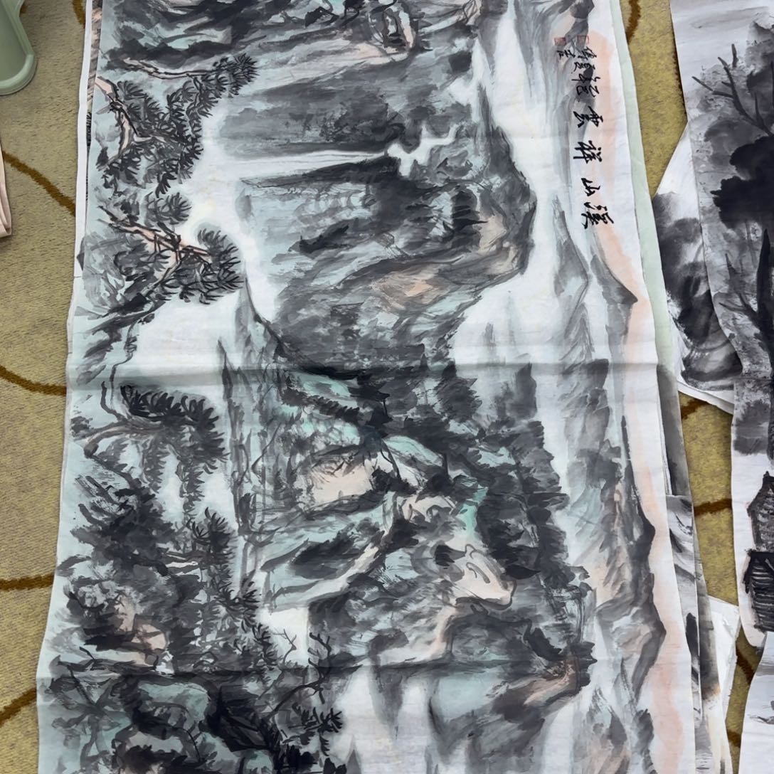 国画顾传吉四尺童