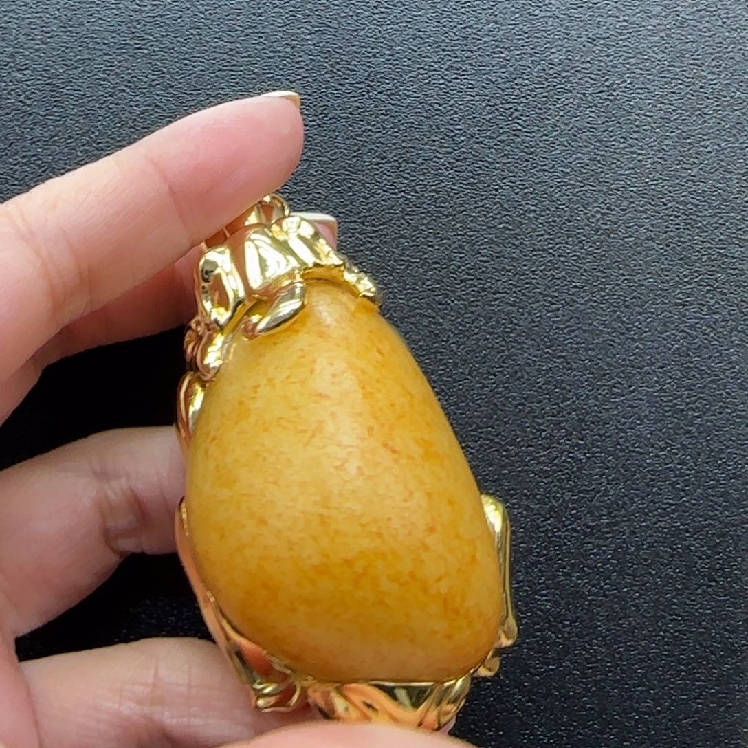 和田玉未镶嵌挂件