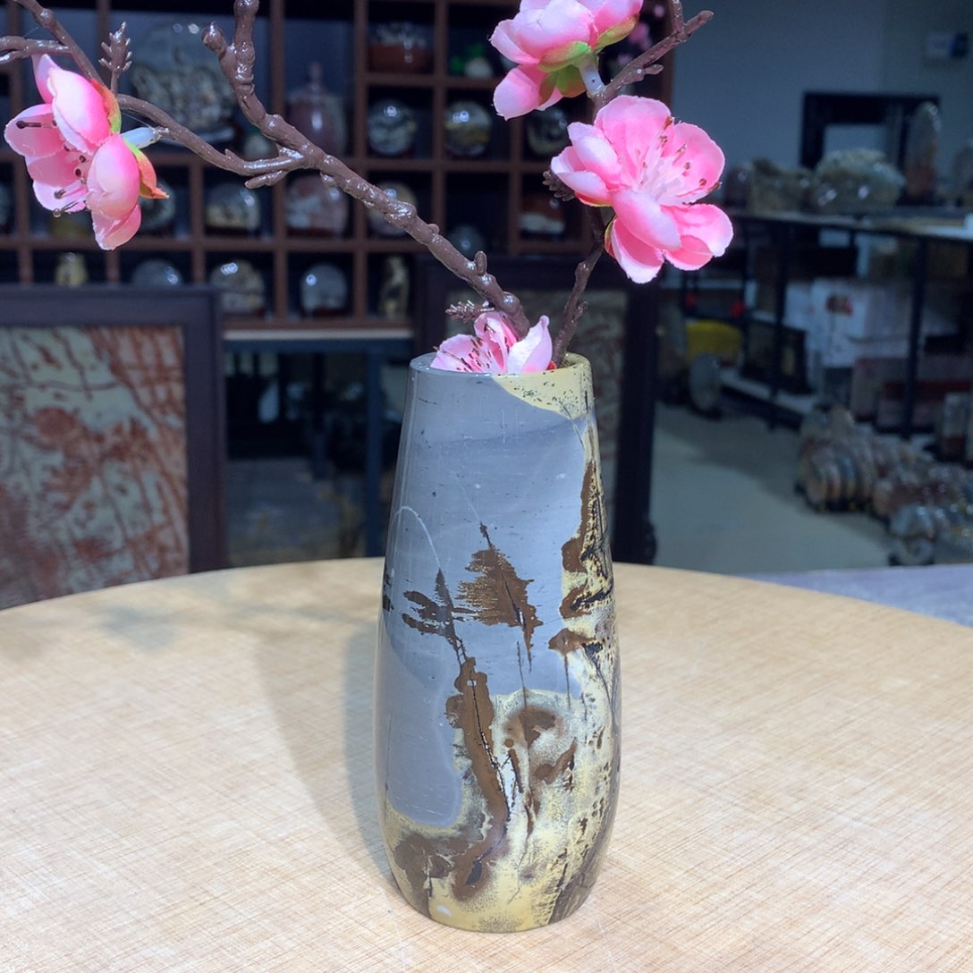 紫砂广西国画石，观赏
