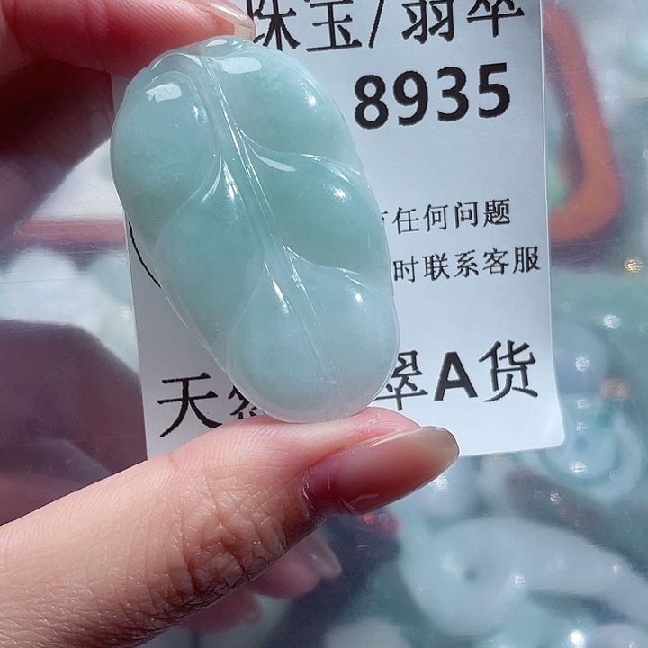 翡翠颈饰未镶嵌8935。