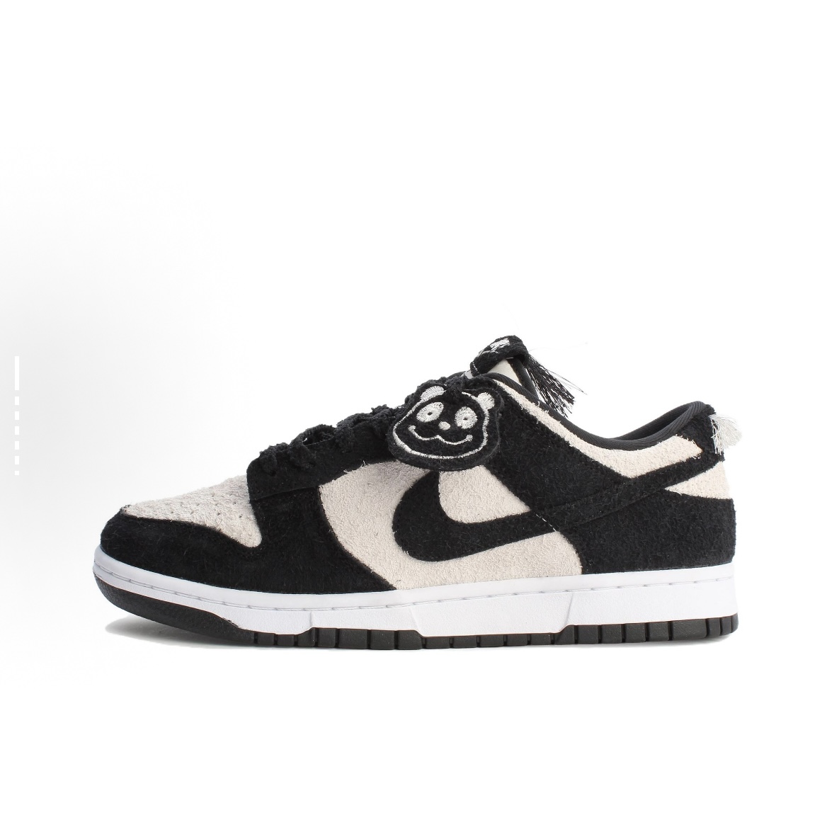  耐克男鞋Dunk Low Panda熊猫白黑翻毛皮低帮板鞋篮球鞋IB2990100