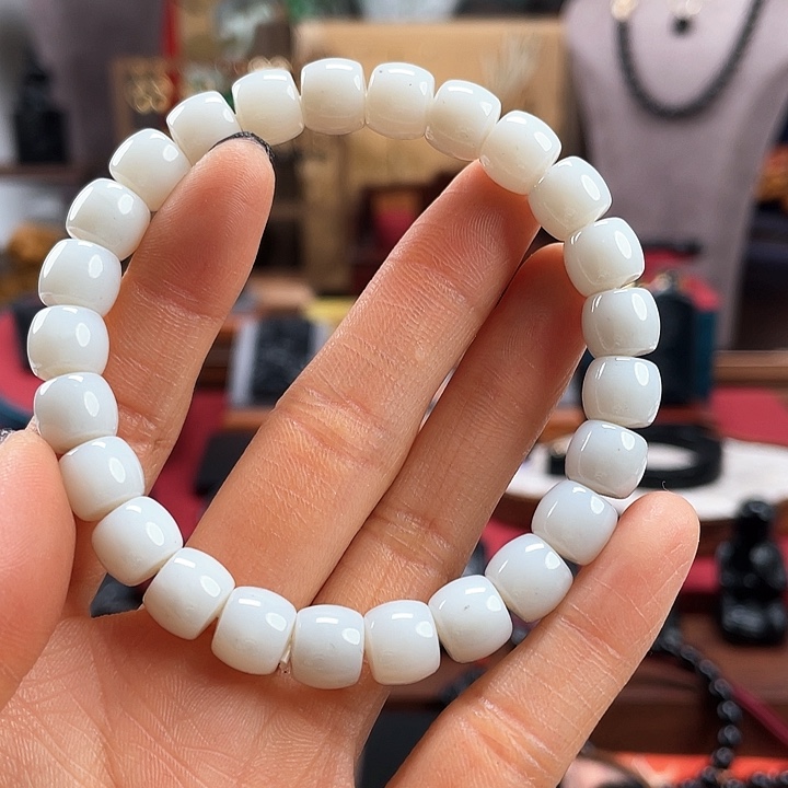 和田玉手串未镶嵌糖**心卡8✖️9福利版