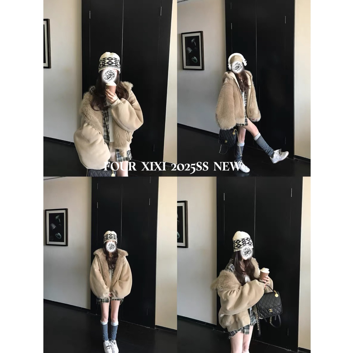 XIXI2025 | 旧金山暖阳| 一件过冬~大被子双面穿加厚时髦毛毛外套