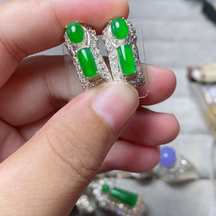 翡翠戒指未镶嵌翡翠冰种