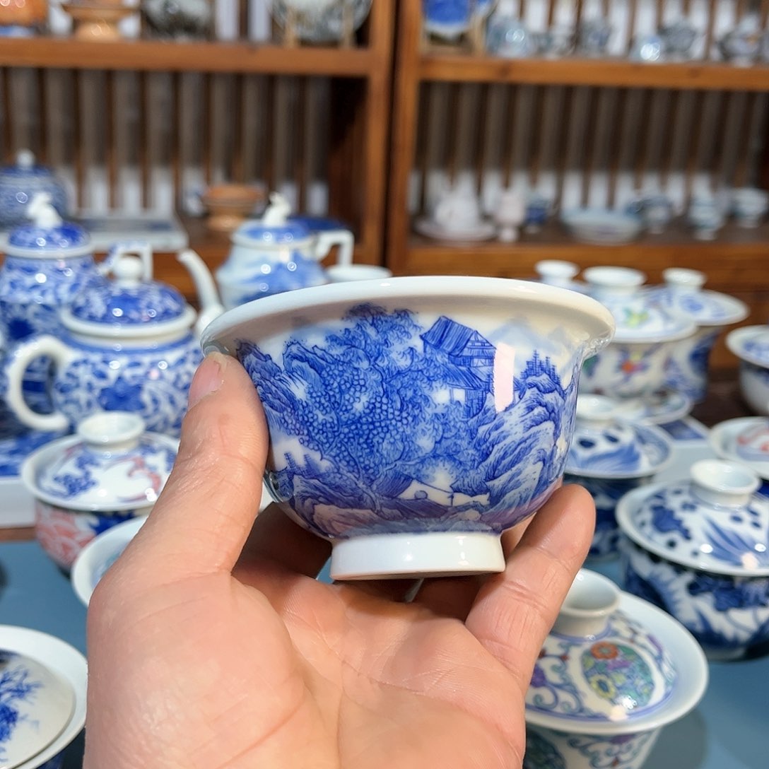 錡镇堂手工手绘杯