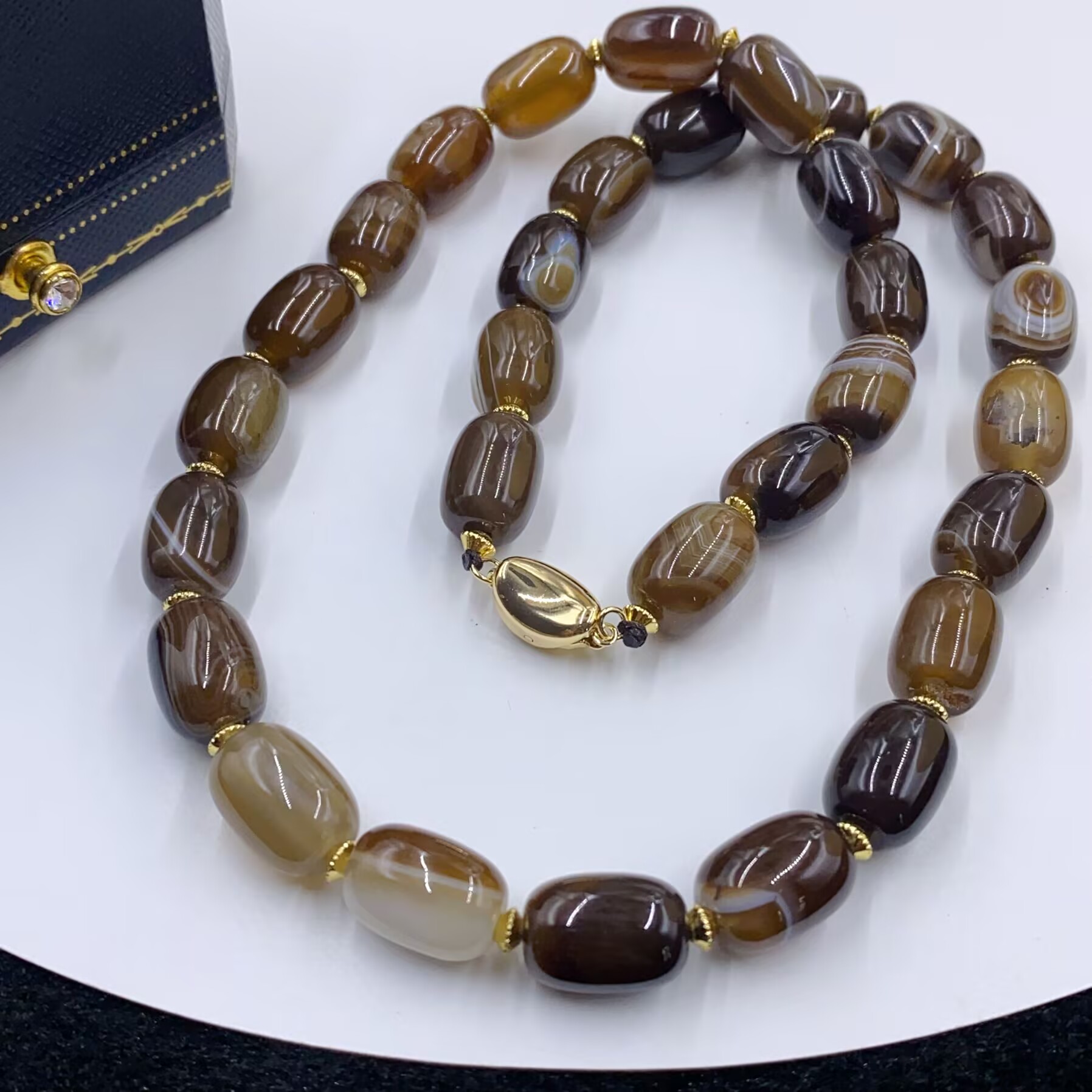 4654  金太岁肉灵芝 项链百搭多样性发货