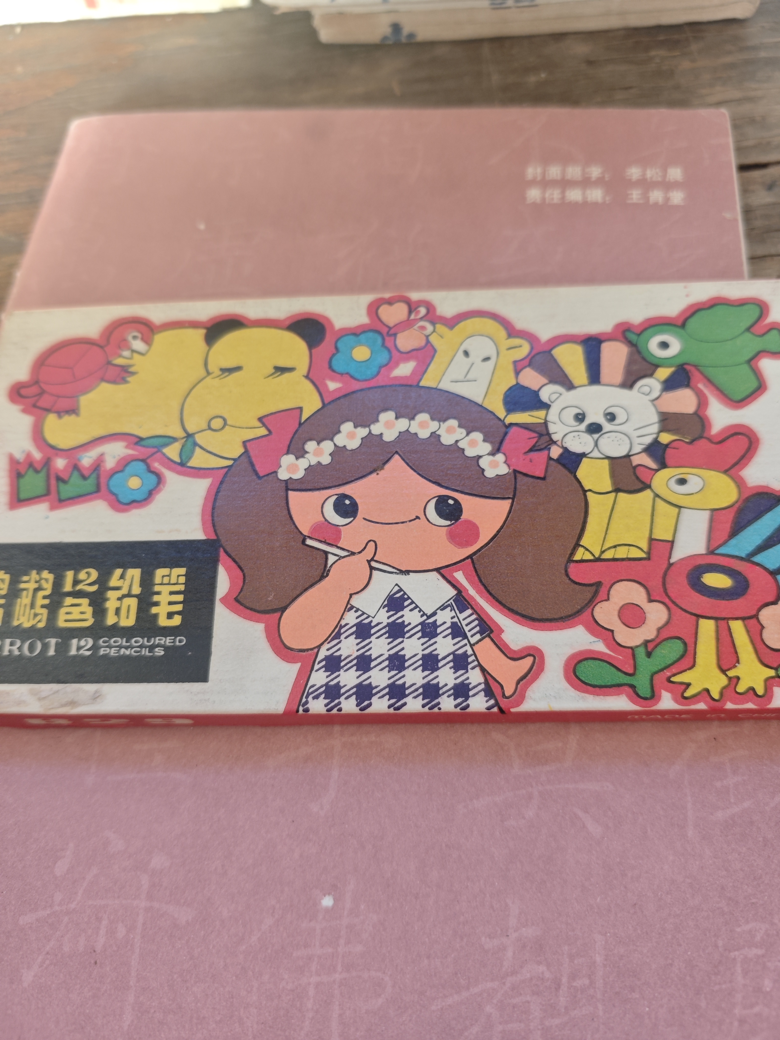 鹦鹉牌彩色12铅笔