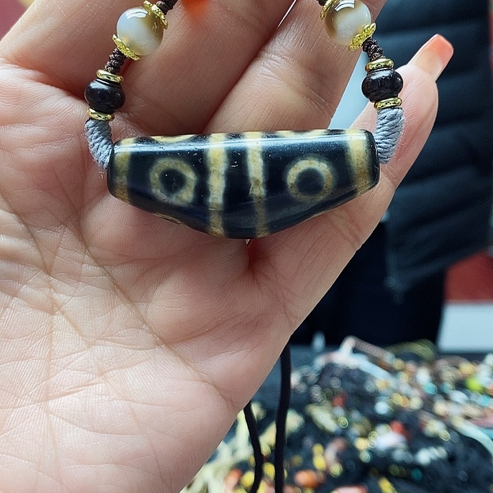 玛瑙/玉髓颈饰合金