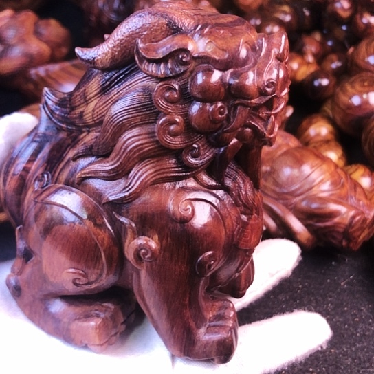 黄花梨/降香黄檀手串/手链龍*皮休