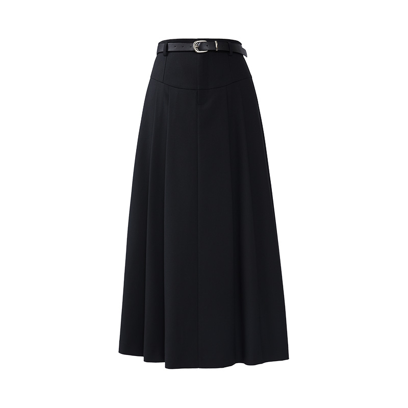 Iammix27春季高腰百搭休闲A字裙M5A6055