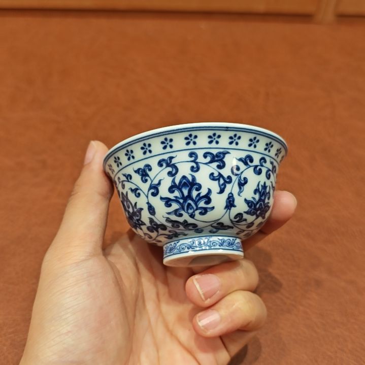 60容量景德镇茶器茶杯主人杯盖碗