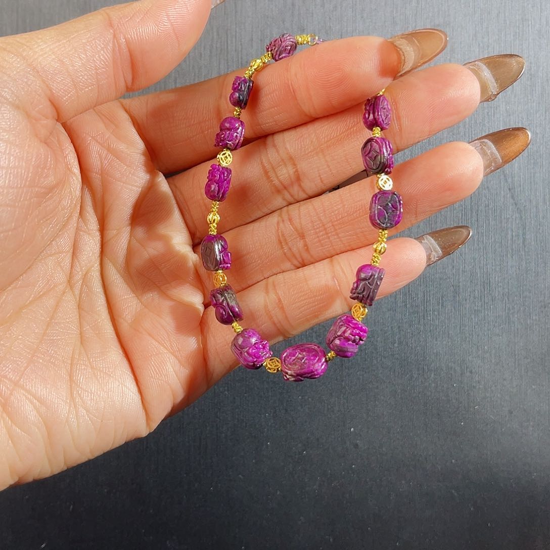 苏纪石（舒俱来）手链k金未镶嵌