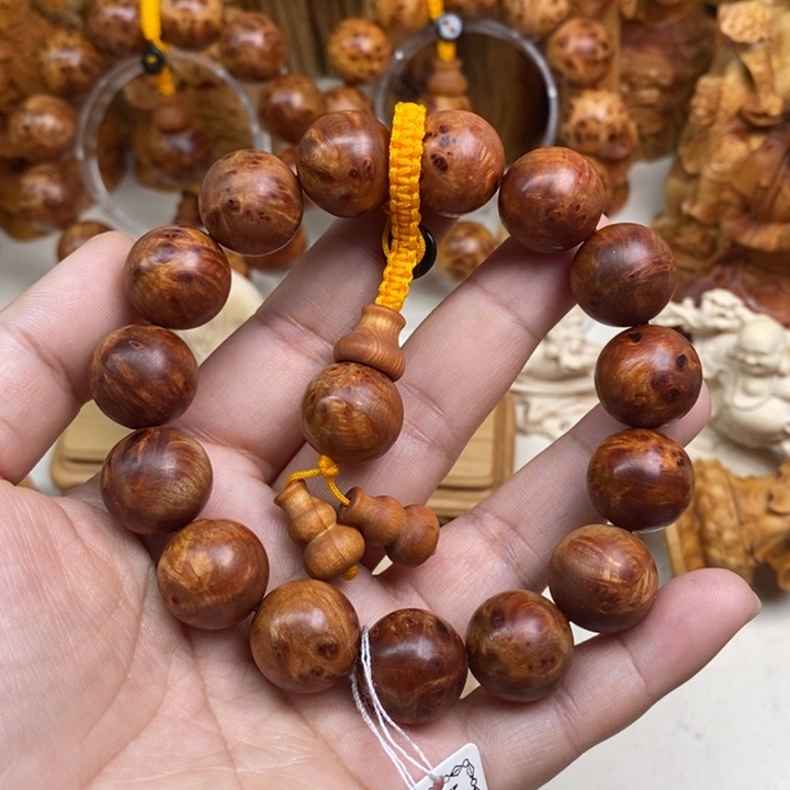 柏木崖柏瘤疤手串30