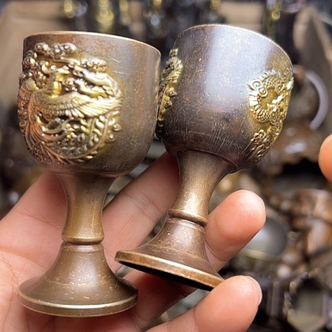 铜制工艺把玩摆件