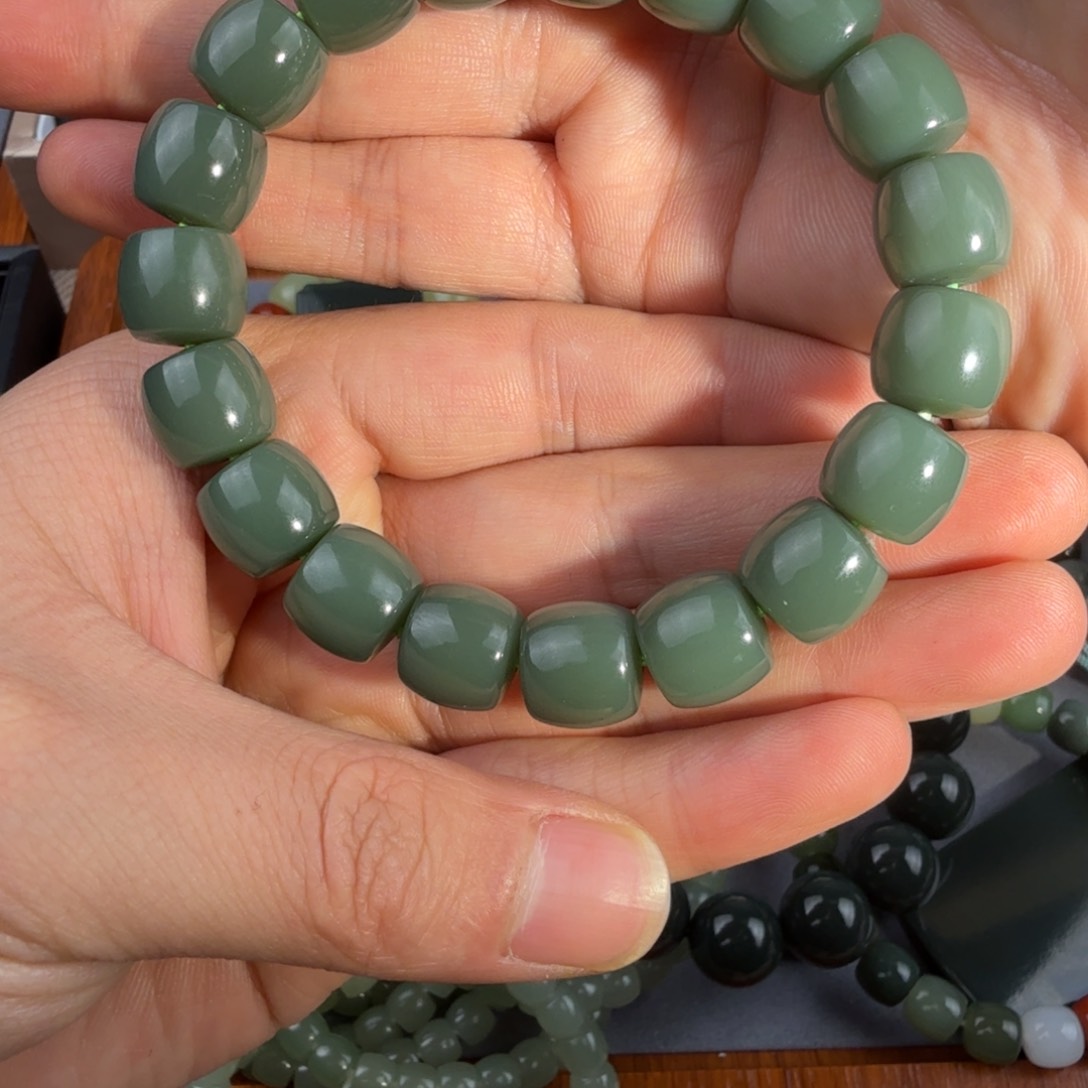 和田玉手链未镶嵌?***成