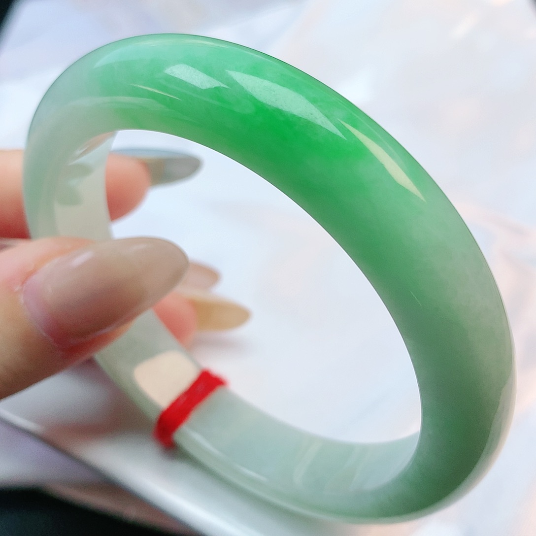 未镶嵌手镯翡翠57圈口882923