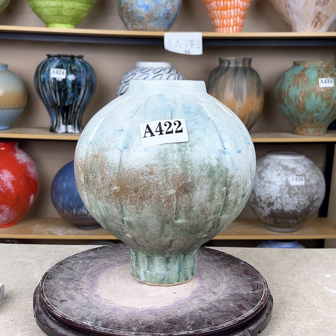 陶瓷422花瓶摆件创意的