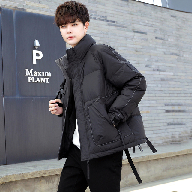 波司登极寒联名轻薄羽绒服男士冬季2025年新款立领防寒保暖黑色外