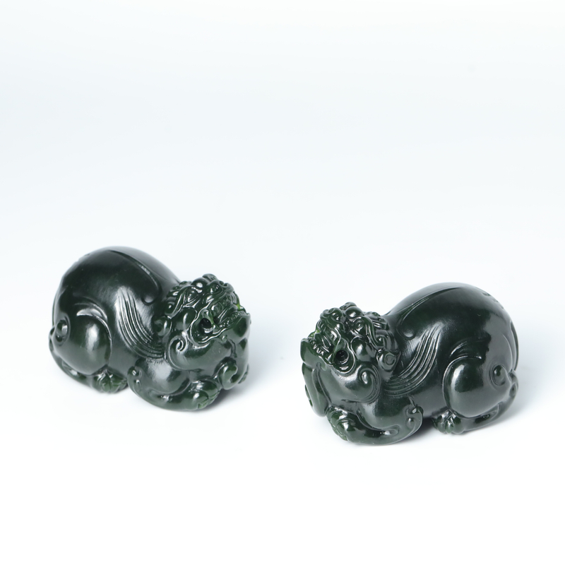 和田玉貔貅摆件（多样性发货发其一）约80*56*47mm S0224-02