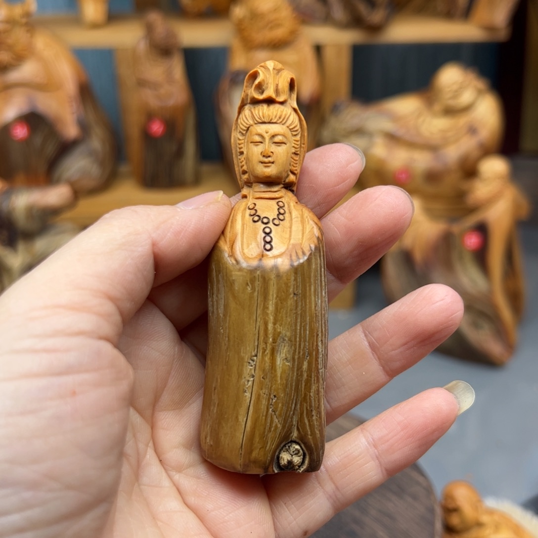 柏木崖柏木摆件手把件5