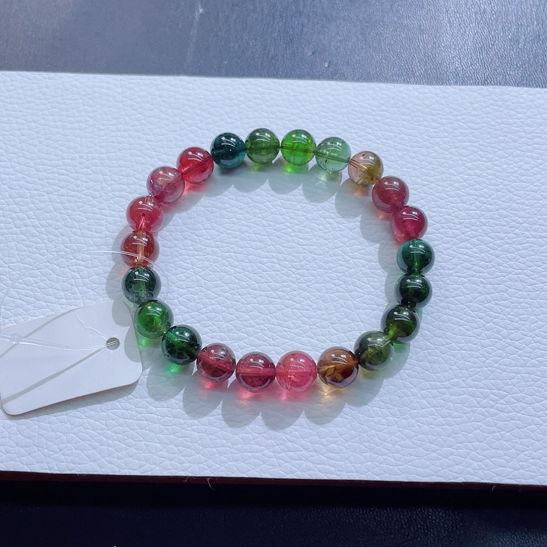 碧玺手链未镶嵌8.8mm左右