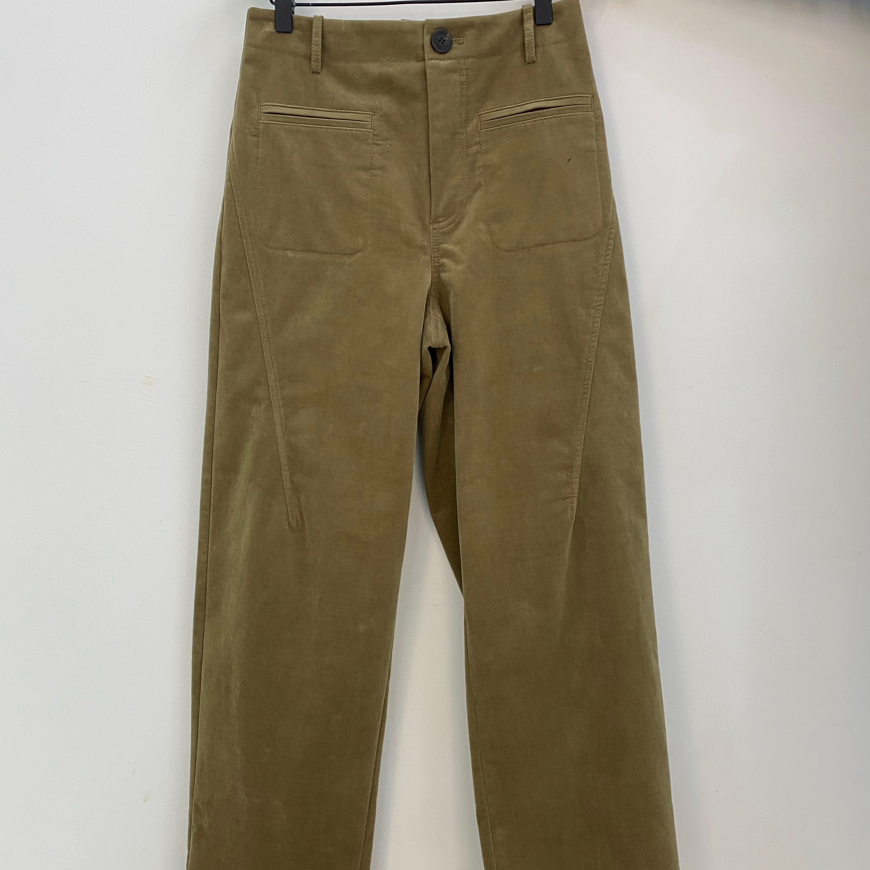 欧小姐  长裤中高腰直筒  冬季  下单以直播间为准时尚卡其色百搭