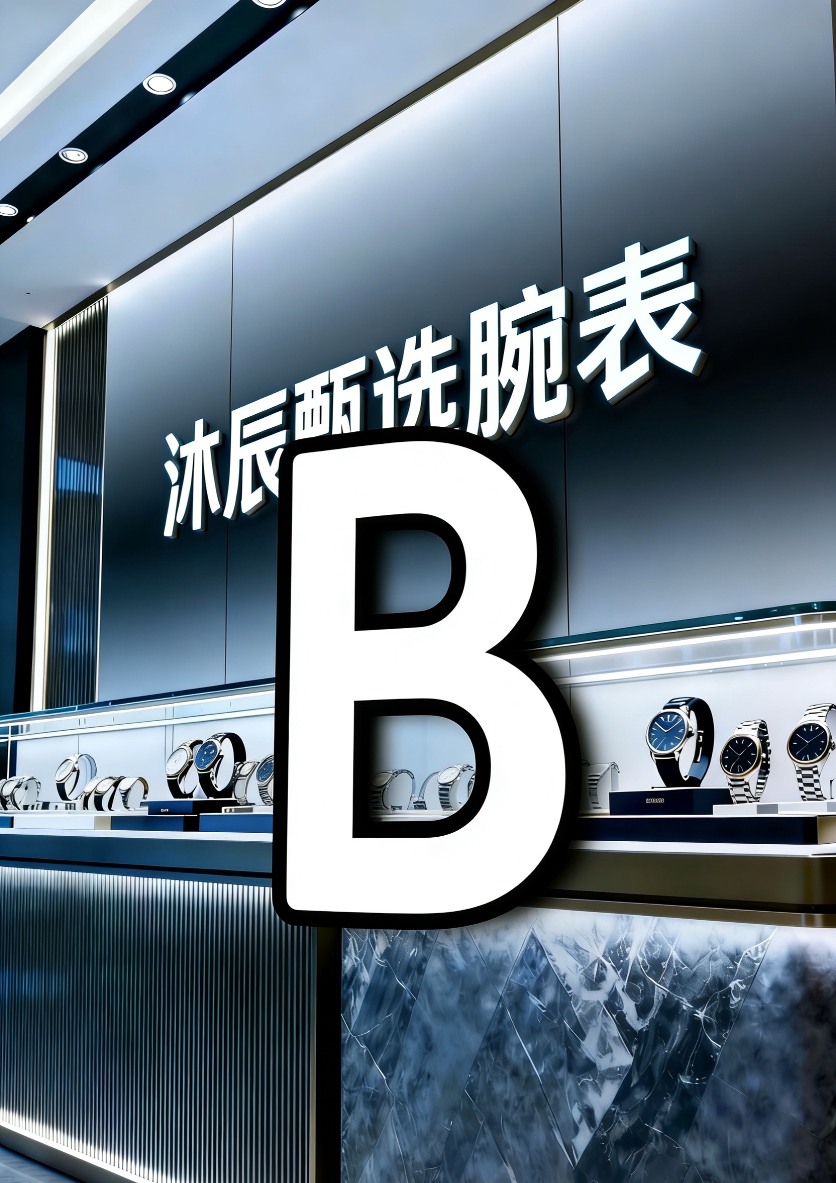 【B】【按编码下单】男款时尚高端腕表彰显品味