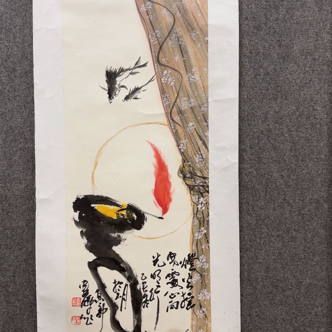 国画娄鹏老师手绘作品