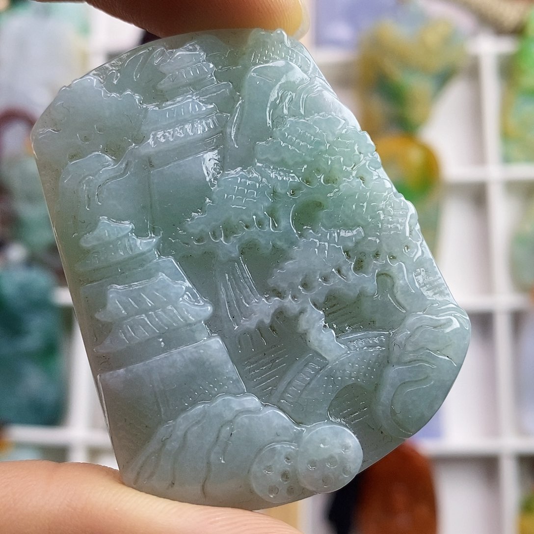 颈饰未镶嵌翡翠翡翠