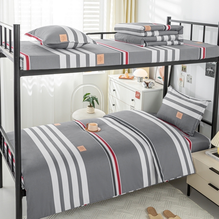 全棉家居2025新款学生三件套宿舍单人床小清新四件套