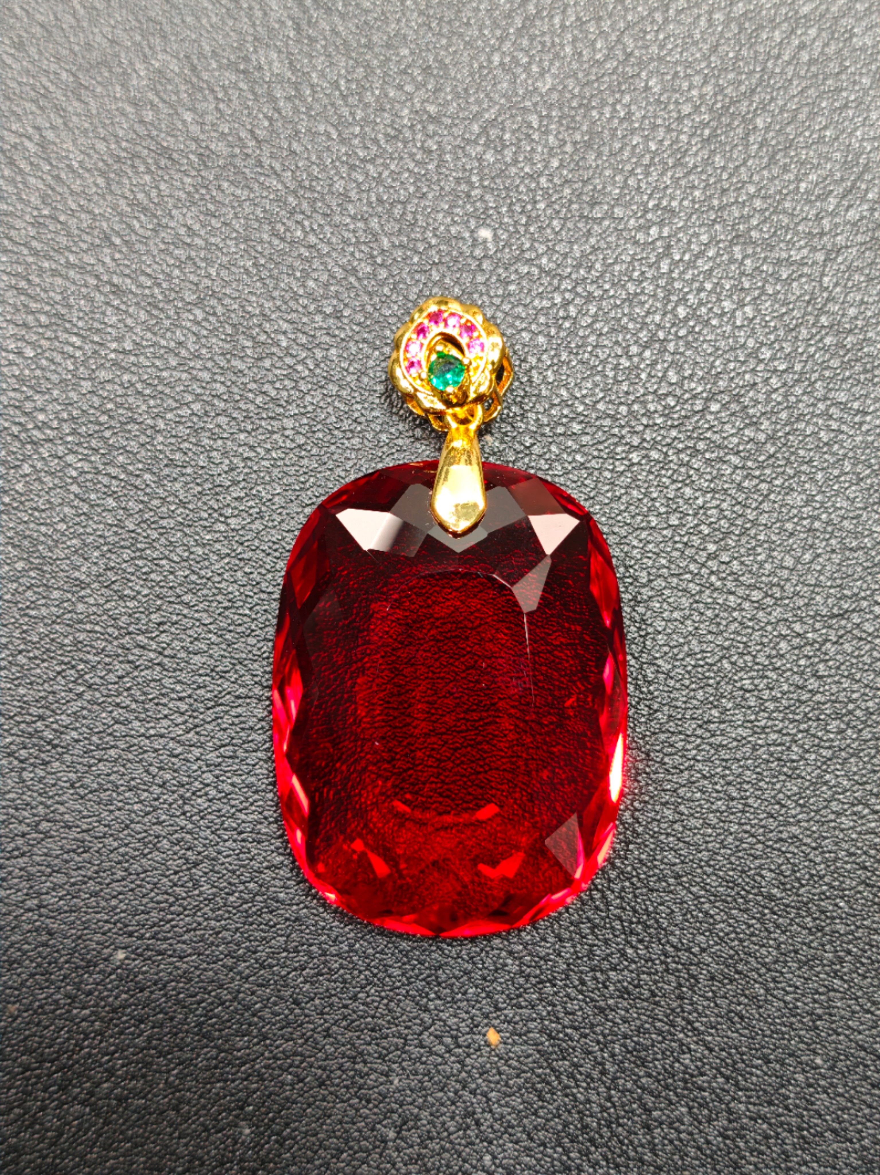 赠运费险＋证书 大克拉收藏级红宝石吊坠G202