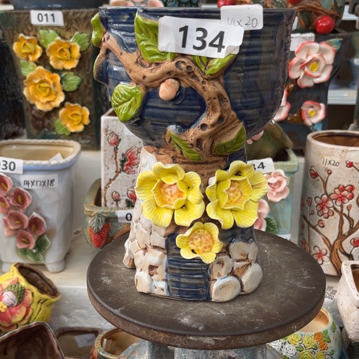 紫砂花盆粗陶材质多肉花盆