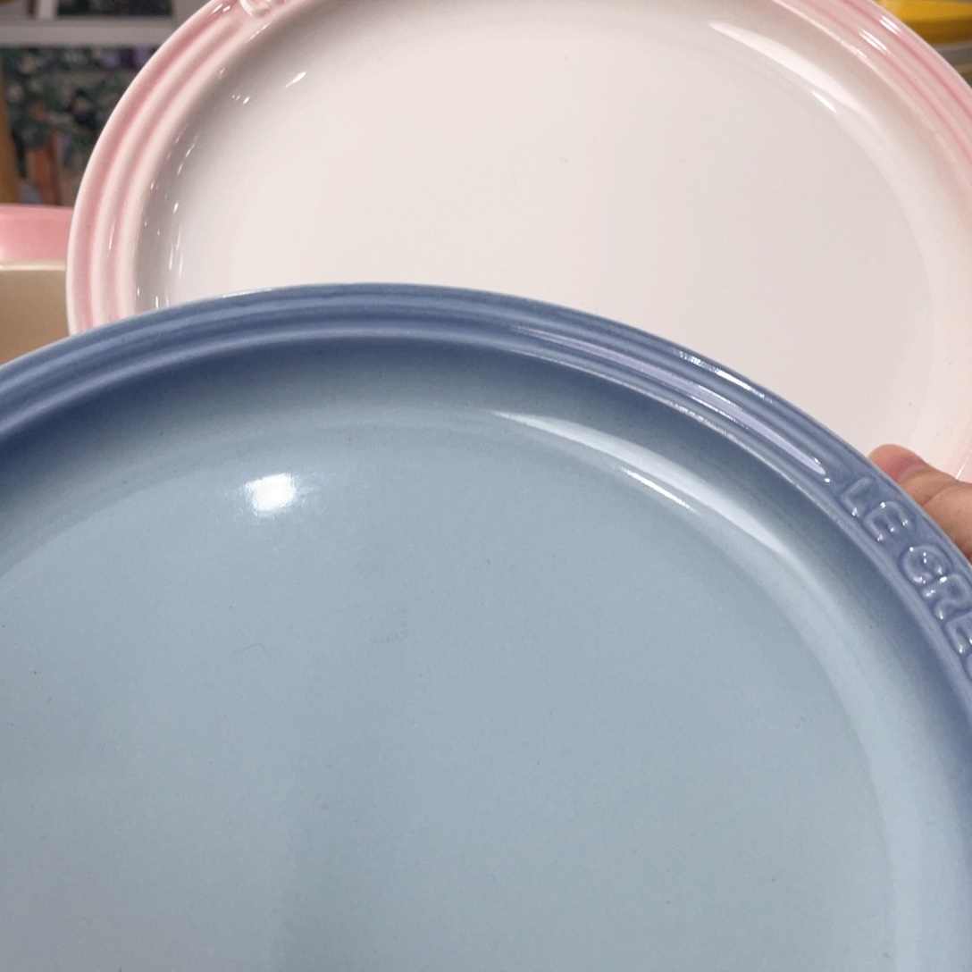 瓷片微瑕2个9英寸牛排盘