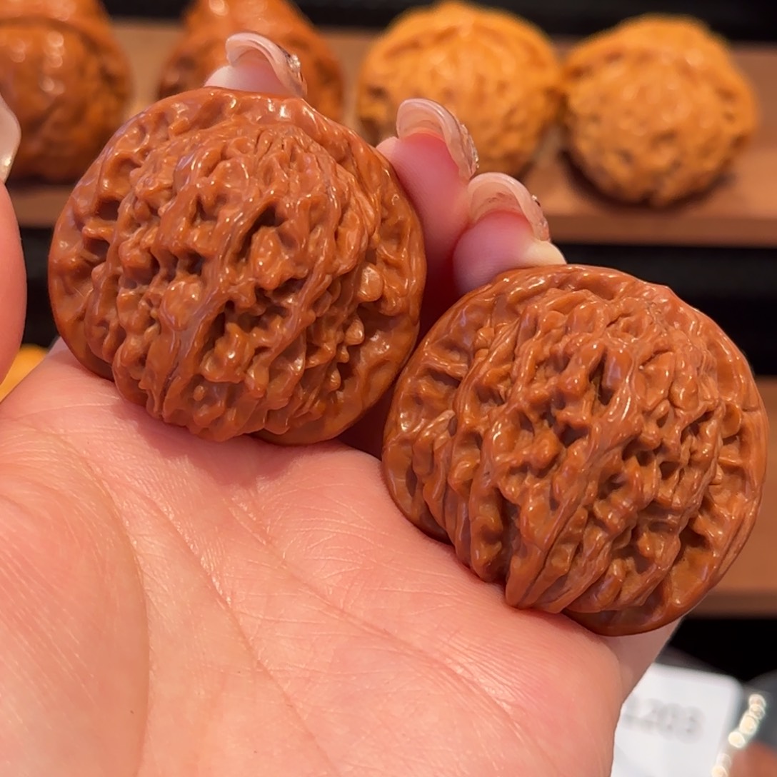 桃核吊坠四座楼42 精品1123